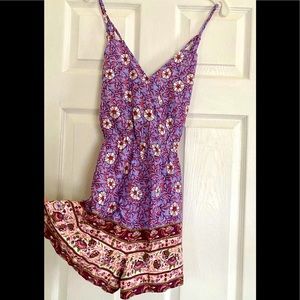 NEW AQUA BLOOMINGDALES EXCLUSIVE ROMPER